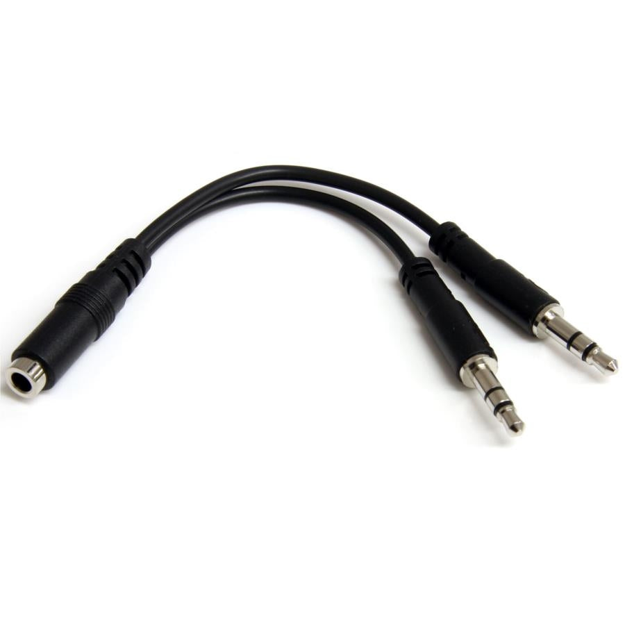 Adaptador divisor de audio StarTech MUYHSFMM - 2 salidas mini-jack 3.5mm Imagen principal del producto
