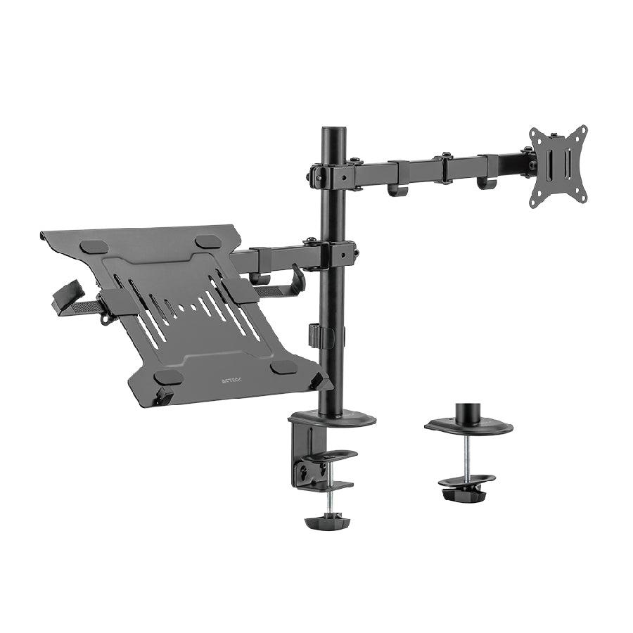 Soporte 2 en 1 ACTECK ADVANCED SERIES para Monitor y Laptop - Escritorio