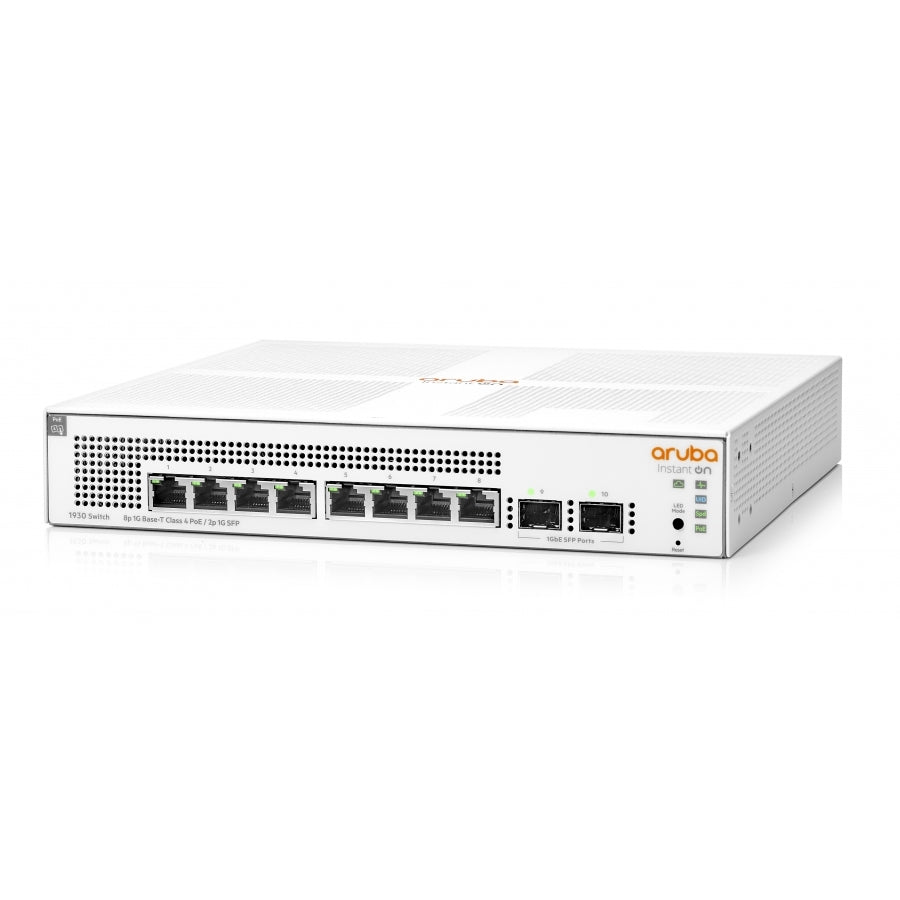 Switch HPE Aruba JL681A Instant On 1930 8G POE - Administrable Capa 2, 124W