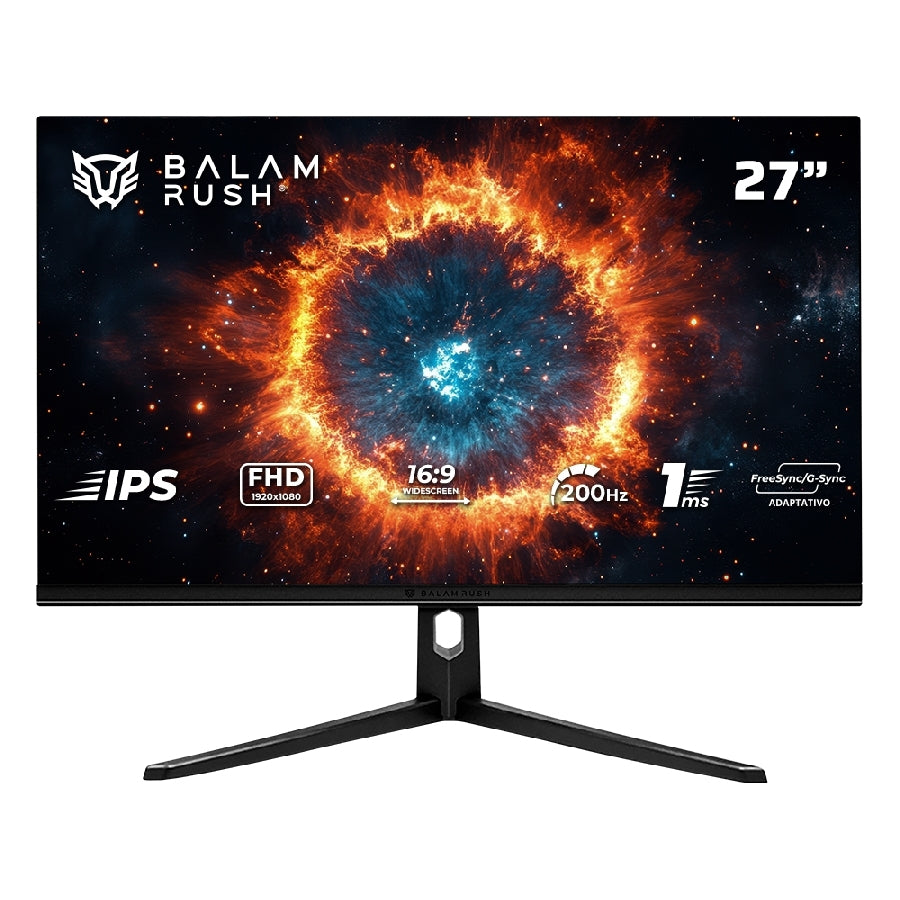 Monitor Gamer Balam Rush Hyper Nova 27 Pulgadas 200Hz Full HD - 1ms, FreeSync/G-Sync