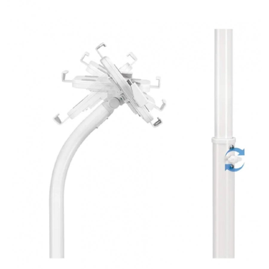 Soporte de Suelo Antirrobo Manhattan 406345 para Tablet e iPad - Altura Regulable 360°