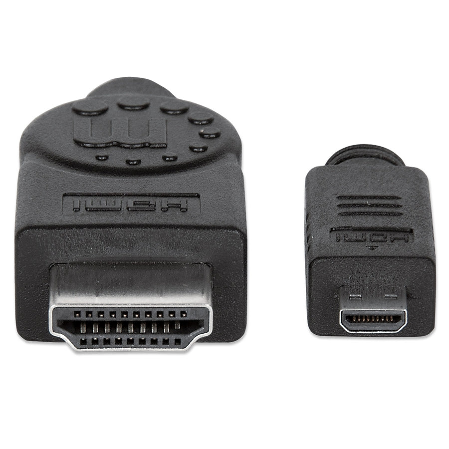 Cable HDMI Manhattan 324427 - Micro HDMI 2m Alta Velocidad Ethernet Imagen secundaria del producto