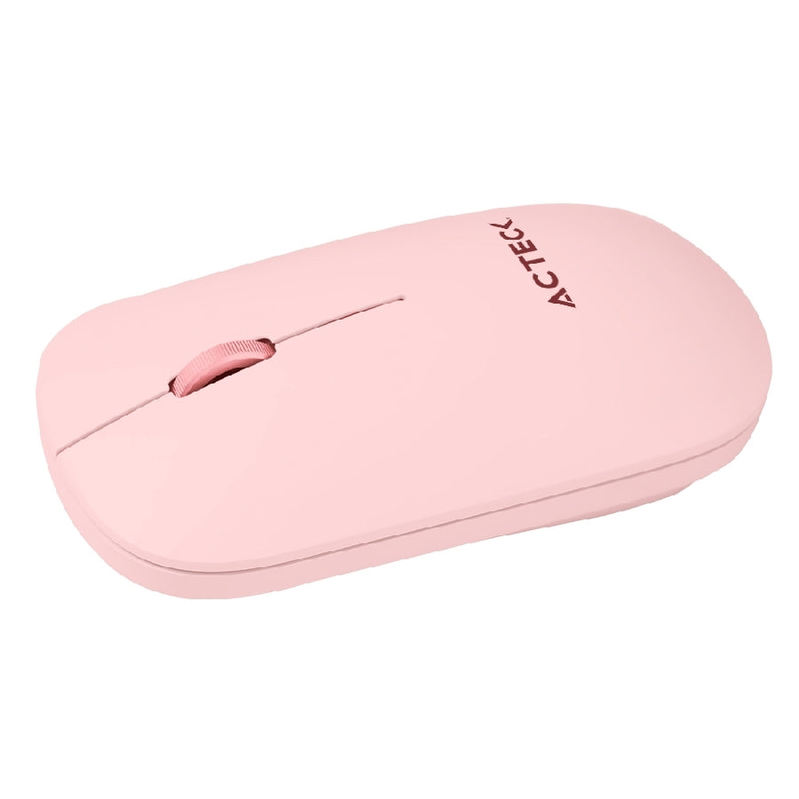Kit Acteck Creator Virtuos Silk MK720 - Teclado y Mouse Inalámbrico Recargable Rosa