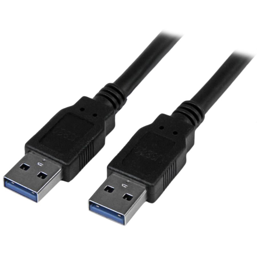 Cable USB 3.0 SuperSpeed StarTech 1.8M Type-A Macho a Macho Negro