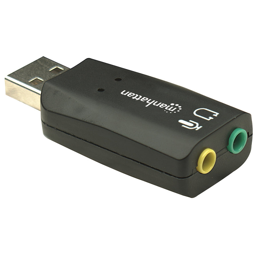 Convertidor USB Manhattan 150859 - Tarjeta de Sonido 5.1 Virtual