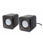 Bocina Manhattan 161435 Cubo USB - 6W, Sonido Estéreo, Diseño Compacto