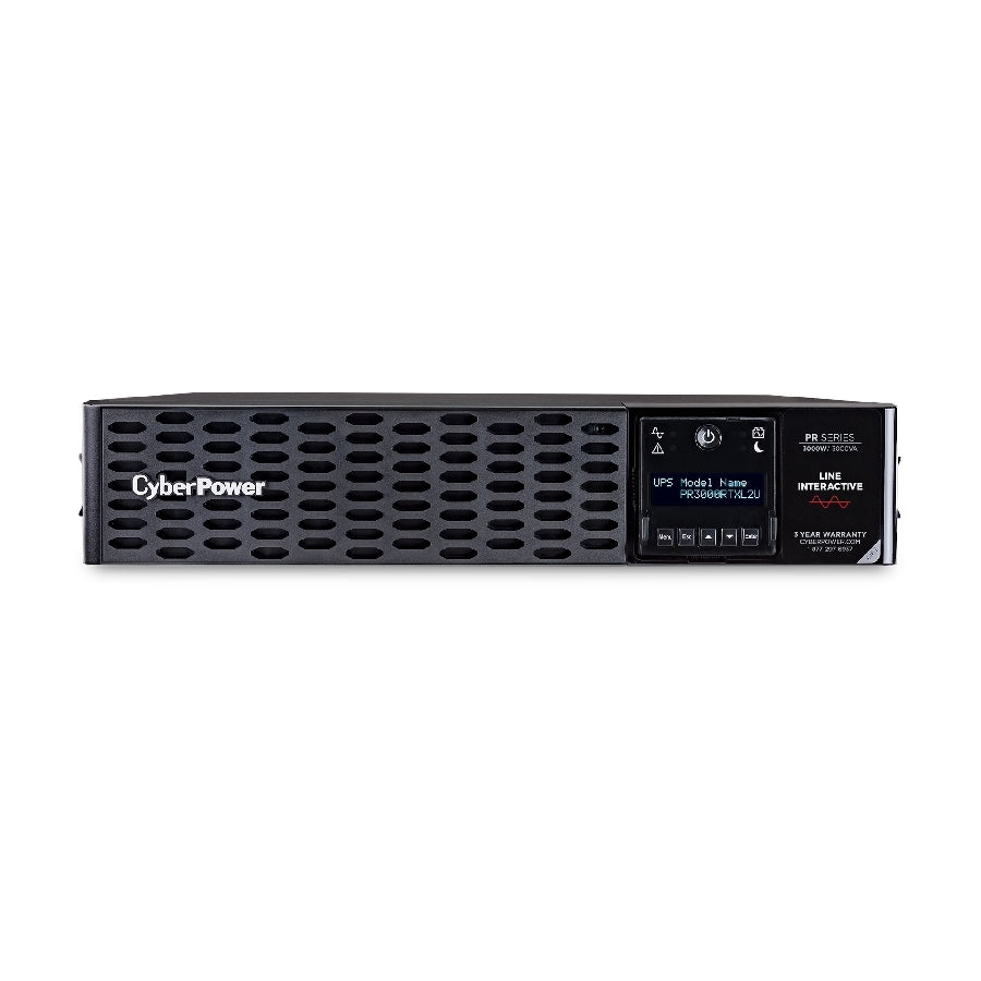 No Break CyberPower PR3000RTXL2U 3000VA - Rack 2U, Onda Sinusoidal Pura
