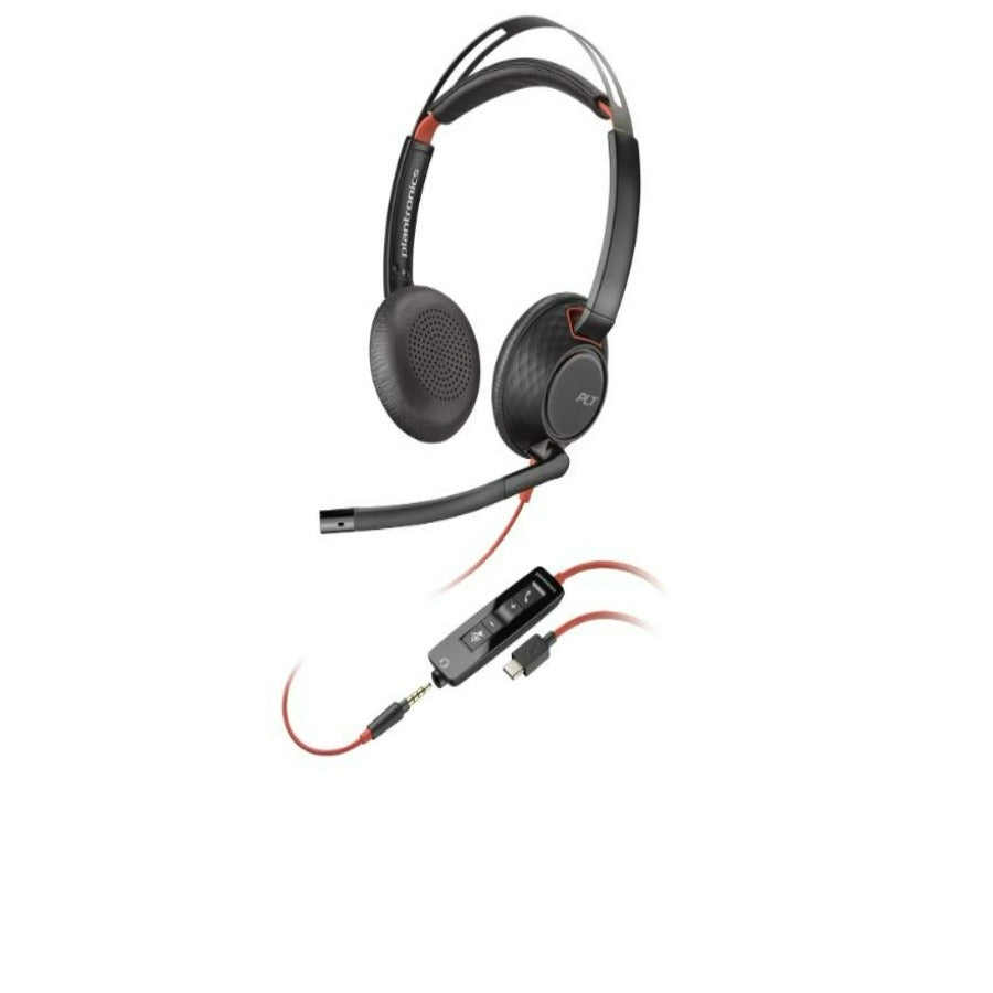 Diadema Poly Blackwire C5220 - USB Micrófono Cancelación Ruido Profesional Imagen principal del producto