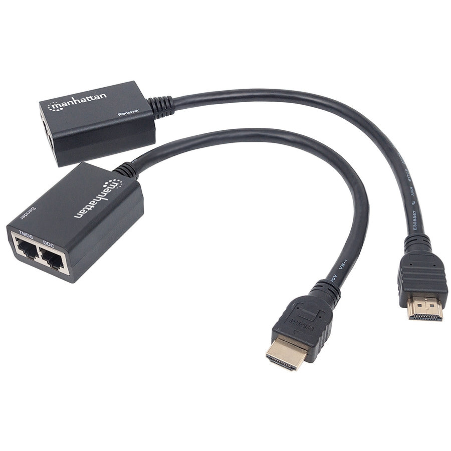 Extensor HDMI Manhattan 207386 - 30 Metros vía CAT5/6, Full HD Imagen principal del producto