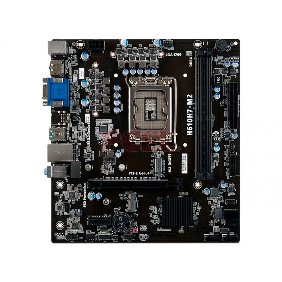 Tarjeta Madre ECS H610H7-M2 - Socket LGA1700, DDR4 3200MHz, PCIe 4.0 Imagen principal del producto