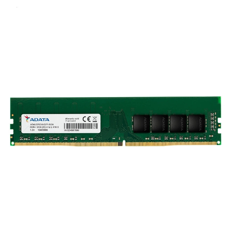 Memoria RAM ADATA DDR4 16GB 3200MHz - U-DIMM 288 Pines, CL22 Imagen principal del producto