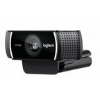 Webcam Logitech C922 Pro Stream Full HD 1080p - 2 Micrófonos, Enfoque Automático