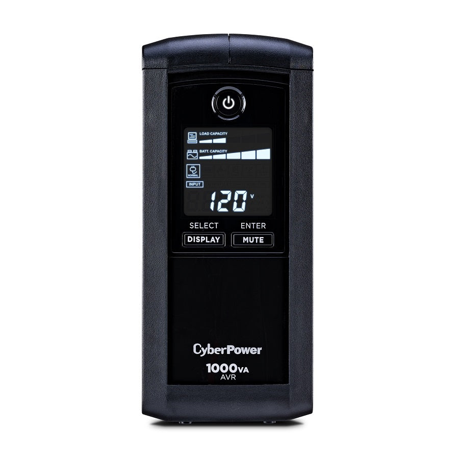 NO Break CyberPower CP1000AVRLCD 1000 VA - 9 Salidas, Pantalla LCD, 3 años Garantía