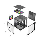 Gabinete Gamer Balam Rush Tank Glow Mini - Mini Torre ARGB 120mm