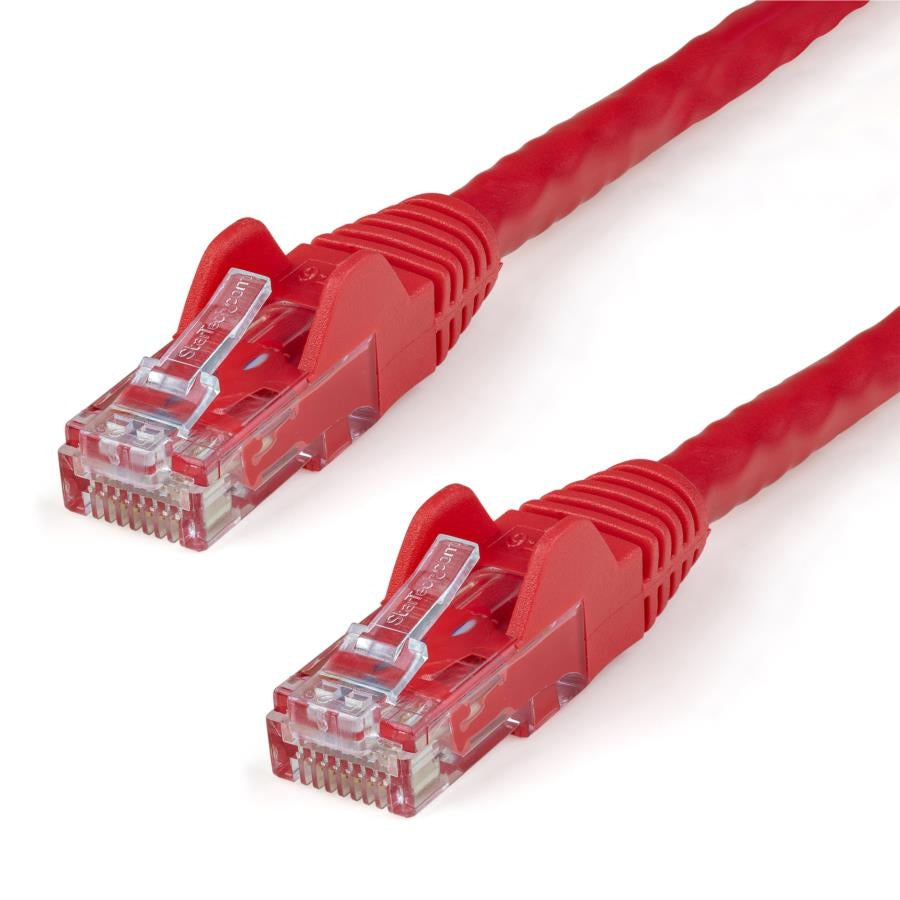 Cable de Red Ethernet CAT6 15m StarTech - Snagless RJ45 Rojo Imagen secundaria del producto