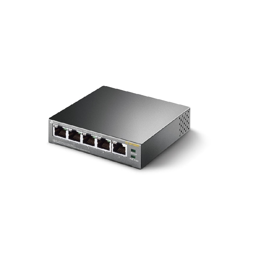 Switch TP-Link TL-SF1005P 5 Puertos - 4 Puertos PoE 802.3af, Escritorio