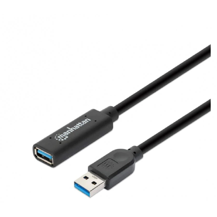 Cable USB Extensión Manhattan 10M USB 3.0 Activo - Doble Apantallamiento