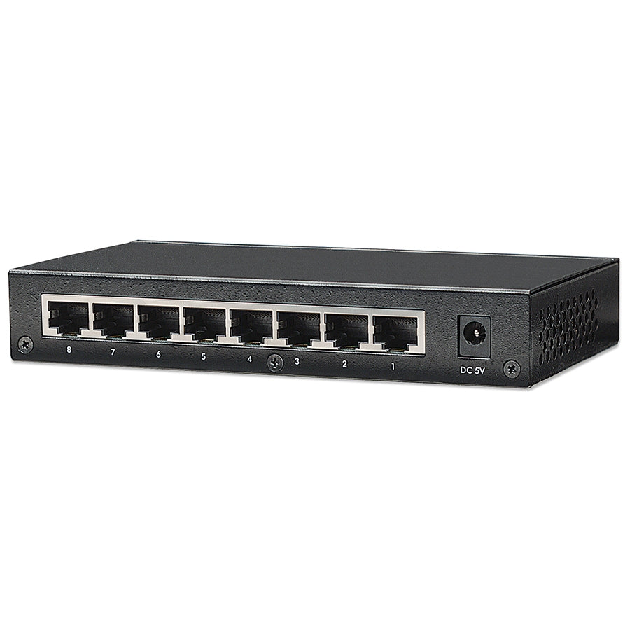 Switch Intellinet 530347 8 Puertos Gigabit Ethernet - Metal Profesional