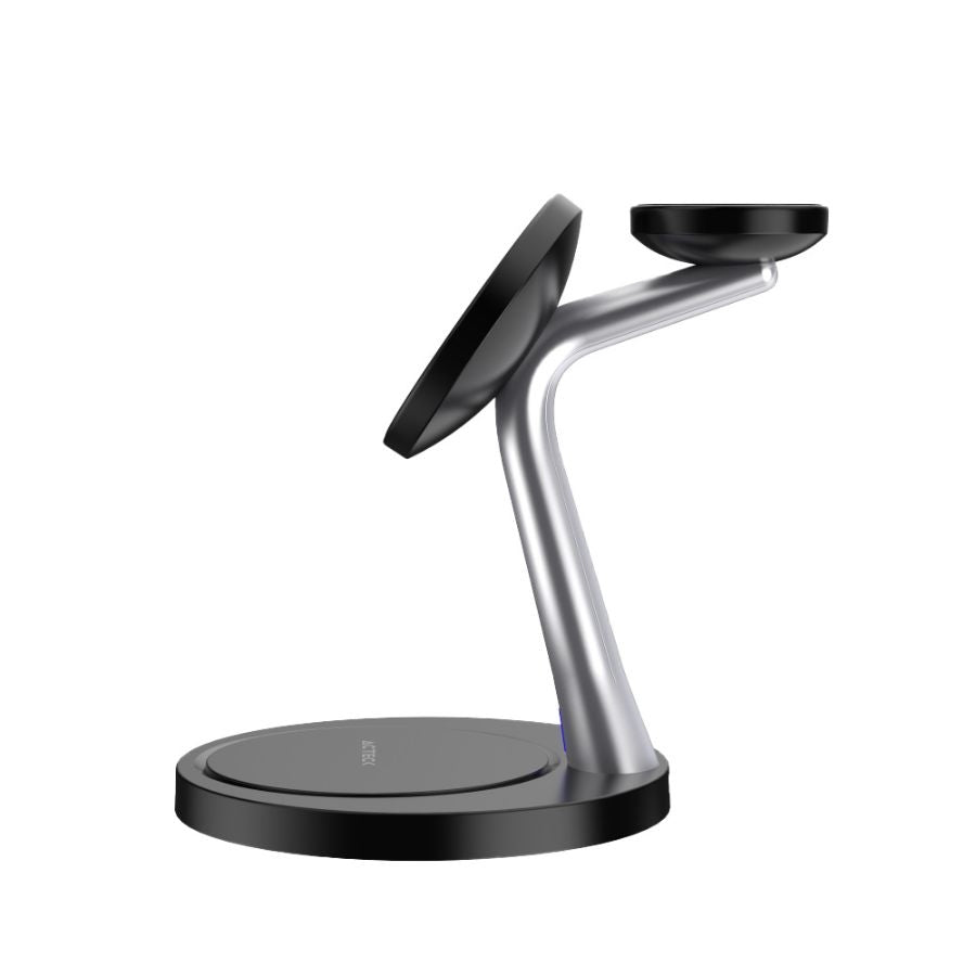 Cargador inalámbrico Acteck Energon S-Mate CI740 - 15W, Qi, 3 dispositivos
