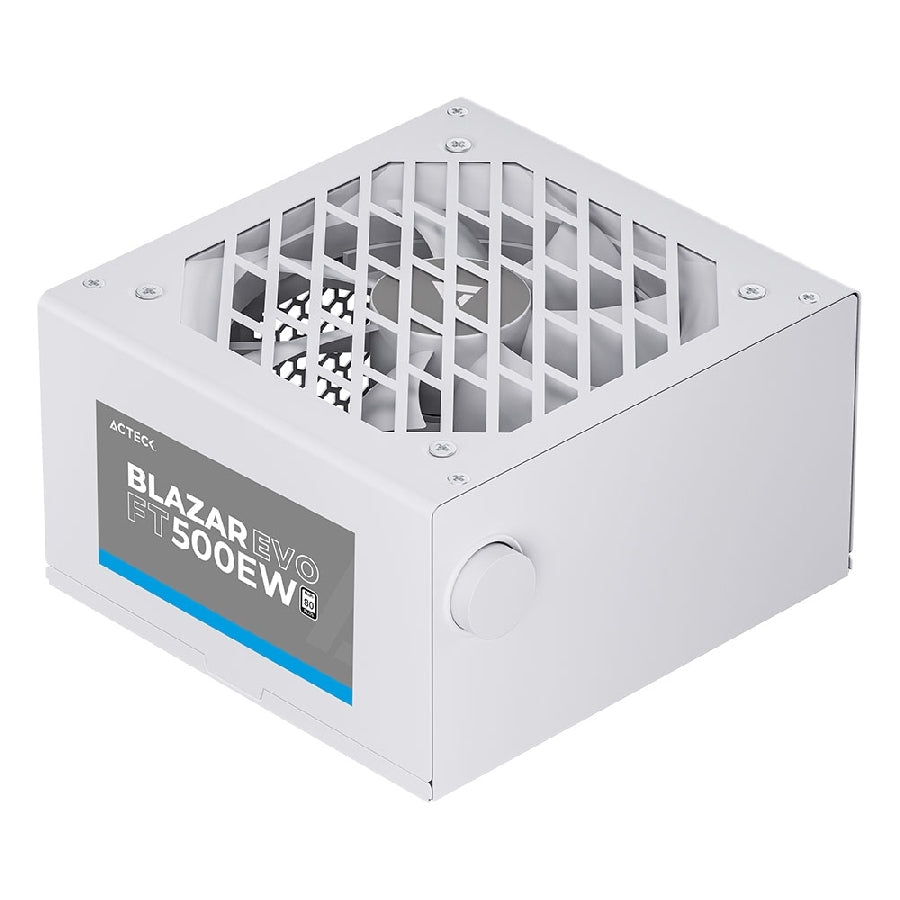 Fuente de Poder ACTECK Blazar EVO 500W ATX - Ventilador 120mm, Switch Voltaje
