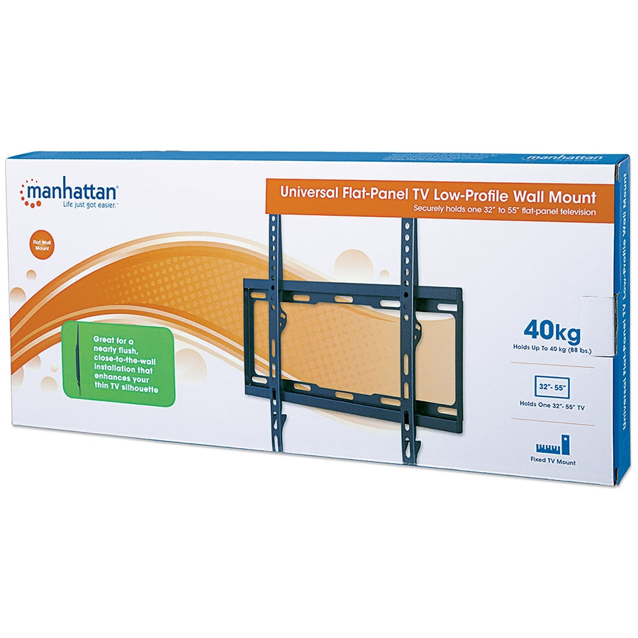 Soporte para TV Manhattan 460934 - Bajo Perfil 32 a 55 Pulgadas, hasta 40 kg
