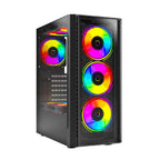 Gabinete Gamer Balam Rush Dragonfly BR-935968 - Media Torre ATX, Cristal Templado, RGB