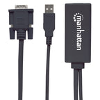 Convertidor VGA USB a HDMI Manhattan 152426 - Audio, Full HD, HDCP
