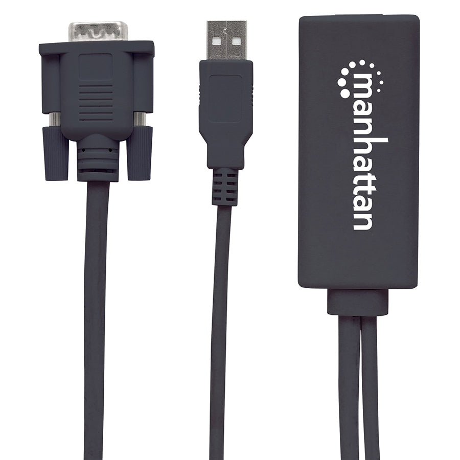 Convertidor VGA USB a HDMI Manhattan 152426 - Audio, Full HD, HDCP