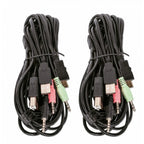 Switch KVM HDMI Manhattan 153522 - Dual Monitor 4K@30Hz USB 2.0
