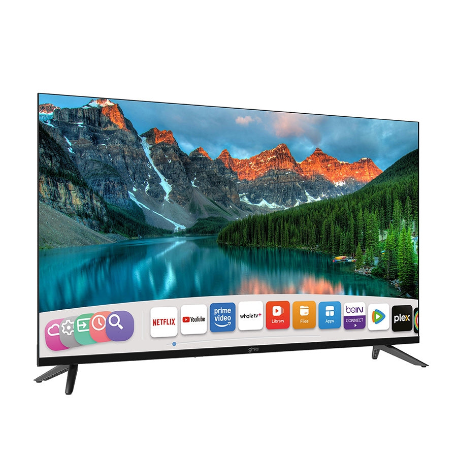 Televisor Smart GHIA Whale TV 40 Pulgadas Full HD - WiFi, 3 HDMI, Dolby Audio