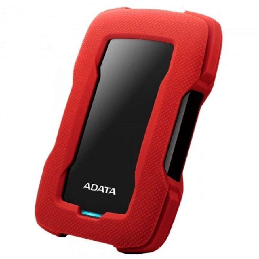 Disco Duro Externo ADATA HD330 1TB USB 3.2 - Portátil, Resistente, Rojo