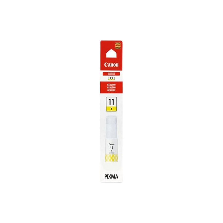 Botella de Tinta Canon GI-11Y Amarillo - 7700 Páginas, Compatible G3160/G2160
