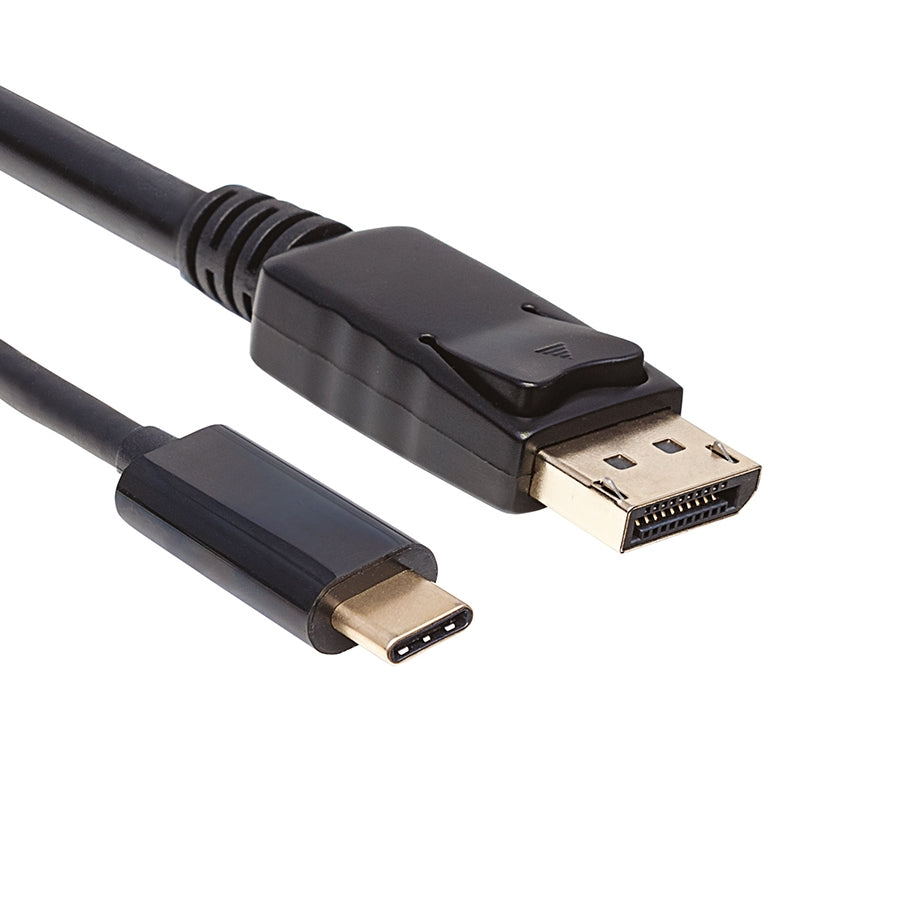 Cable USB-C a DisplayPort Manhattan 152464 - 2.0M 4K60Hz Negro