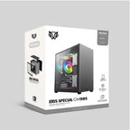 Gabinete Gamer Balam Rush Eris BR-935654 Media Torre - Cristal Templado LED