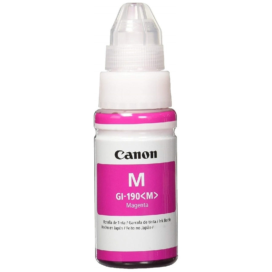 Botella de Tinta Canon GI-190 Magenta 70ml - 7000 Páginas Imagen principal del producto