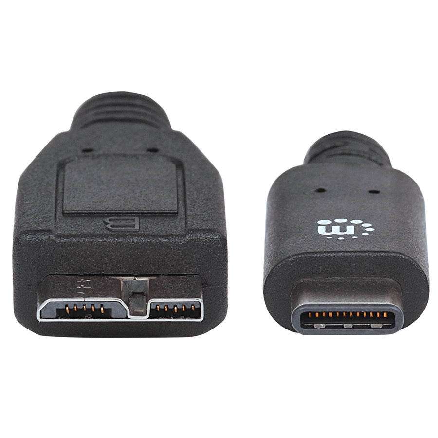 Cable USB Manhattan 353397 - USB 3.1 Tipo-C a Micro-B, 1.0M Negro