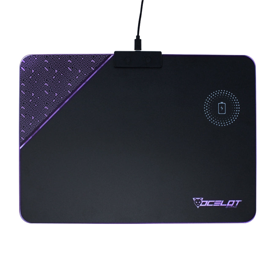 Mouse Pad OCELOT Gaming OMPR01 Rígido RGB - Carga Inalámbrica USB Imagen principal del producto