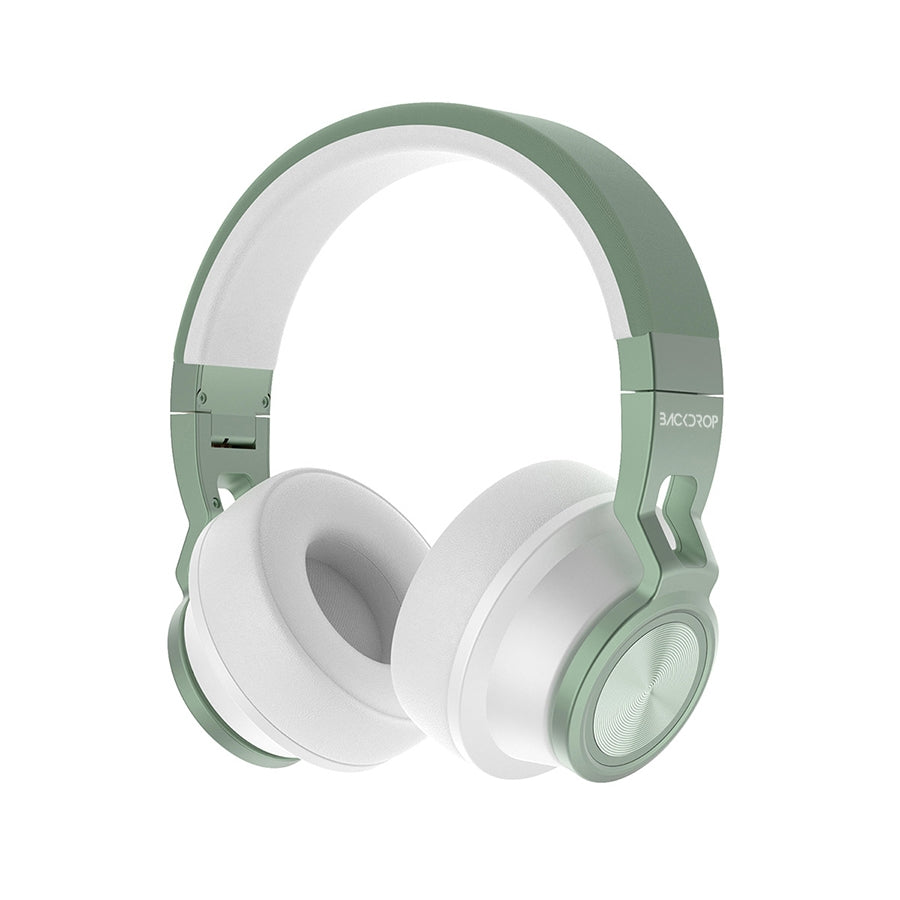 Audífonos Backdrop BDH-1V Bluetooth - 20 Horas, Micrófono, Blanco con Verde Imagen principal del producto