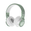 Audífonos Backdrop BDH-1V Bluetooth - 20 Horas, Micrófono, Blanco con Verde