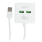 Hub USB 2.0 Ghia GAC-168 de 4 Puertos - Transferencia de Datos