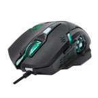 Mouse Óptico Manhattan 179256 Gaming 6 Botones - 3200 DPI, LED RGB