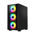 Gabinete Gamer Balam Rush Nitrox Edge Pro - Mini Torre, Cristal Templado, ARGB