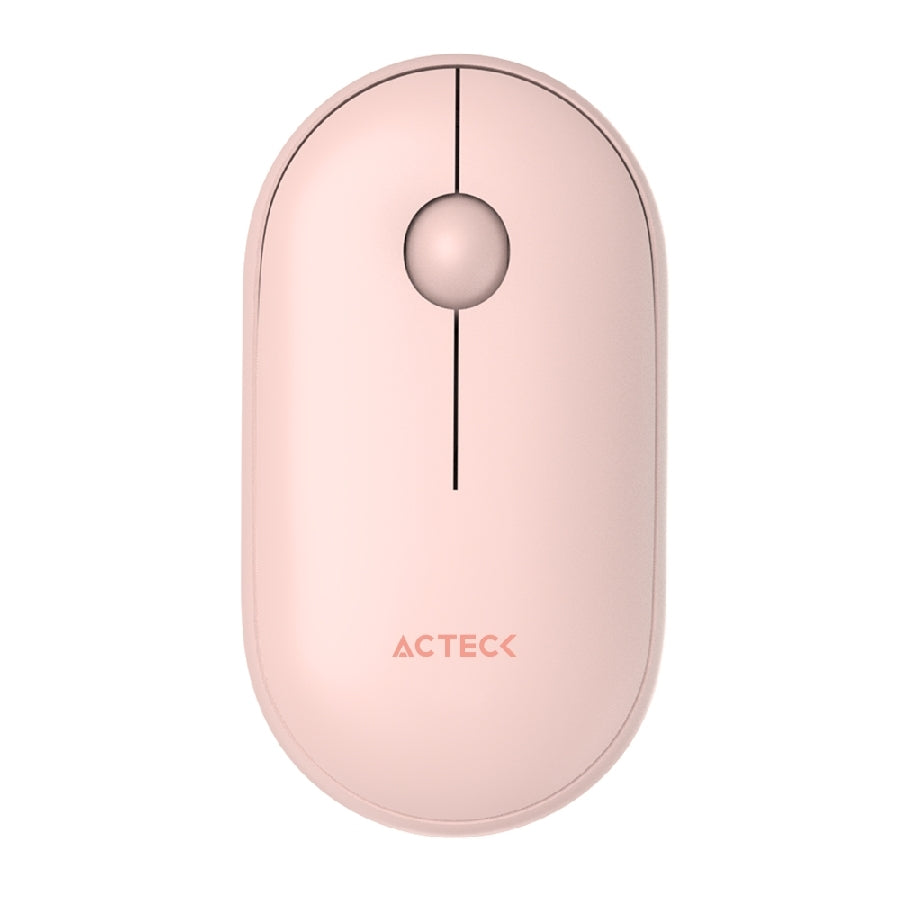 Mouse Acteck Optimize Edge MI460 Inalámbrico Laser - Click Silencioso, 1500 DPI, Rosa