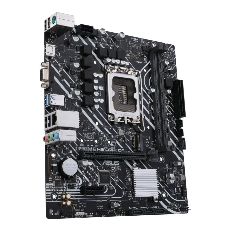 Tarjeta Madre ASUS PRIME H610M-K Socket 1700 - DDR5, M.2, Micro ATX