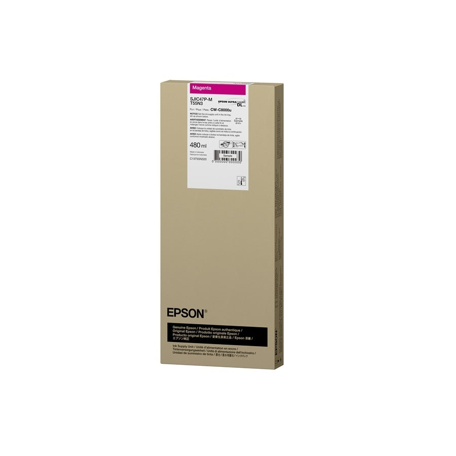 Cartucho Epson C13T55N320 Magenta 480ml - ColorWorks C8000
