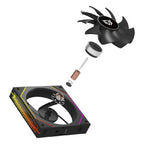 Kit 3 Ventiladores Balam Rush Eolox Link EXL95 120mm RGB - 1800 RPM, Silencioso
