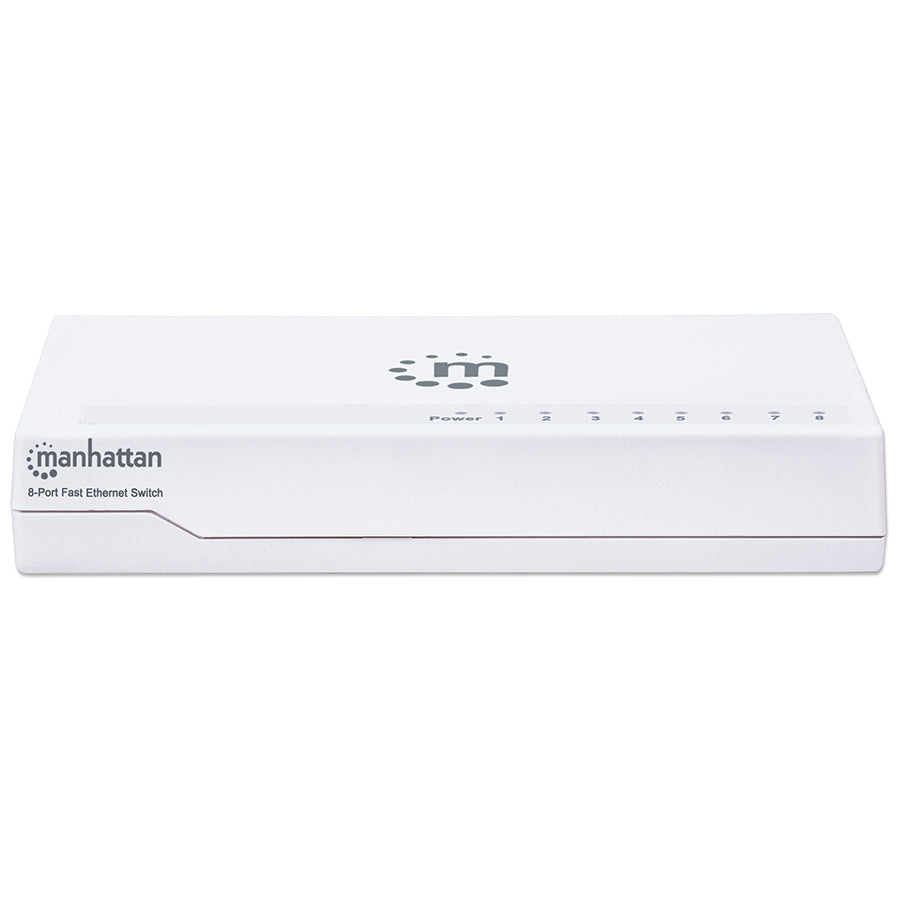 Switch Manhattan 560689 8 Puertos 10/100 Mbps - Escritorio Blanco Imagen principal del producto