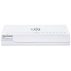 Switch Manhattan 560689 8 Puertos 10/100 Mbps - Escritorio Blanco
