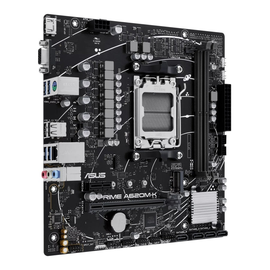 Tarjeta Madre ASUS PRIME A620M-K Socket AM5 Micro-ATX - DDR5, PCIe 4.0 Imagen secundaria del producto