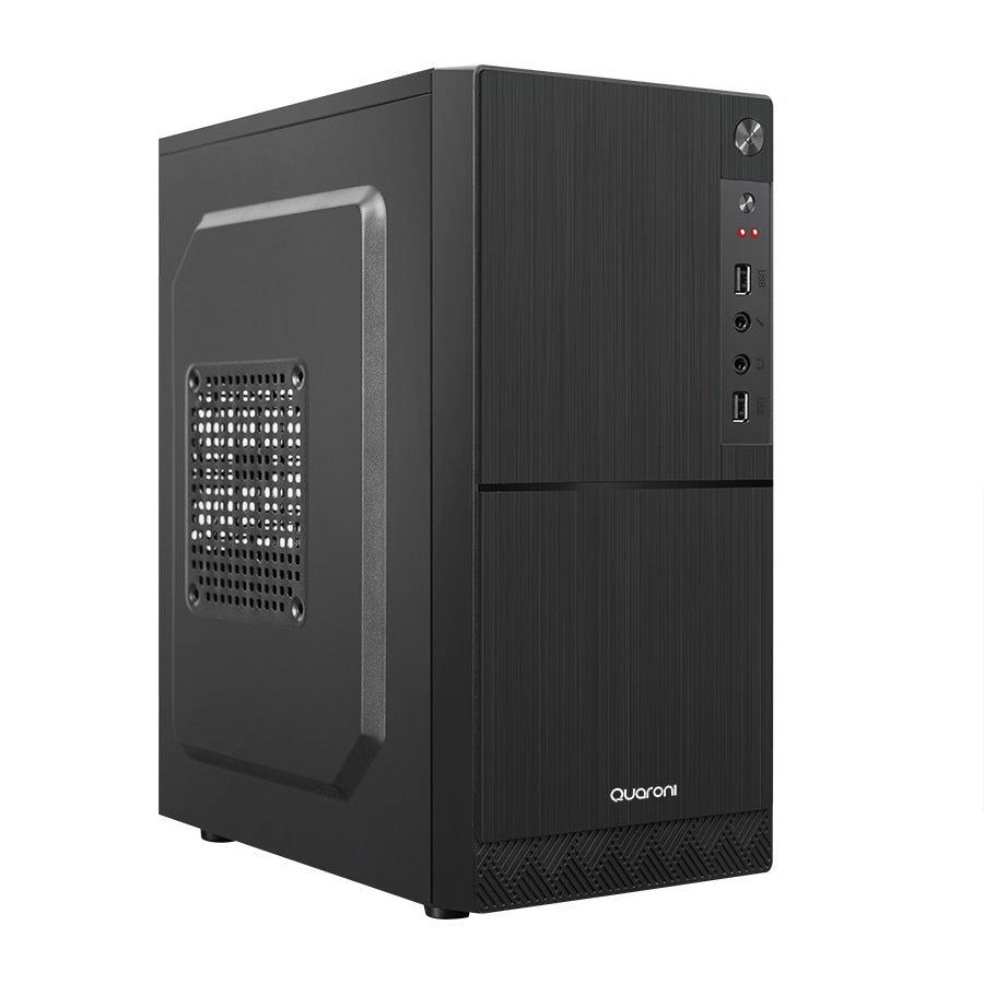 Gabinete Quaroni QCMT-06 Mini Torre Micro ATX - Fuente 500W Incluida Imagen principal del producto